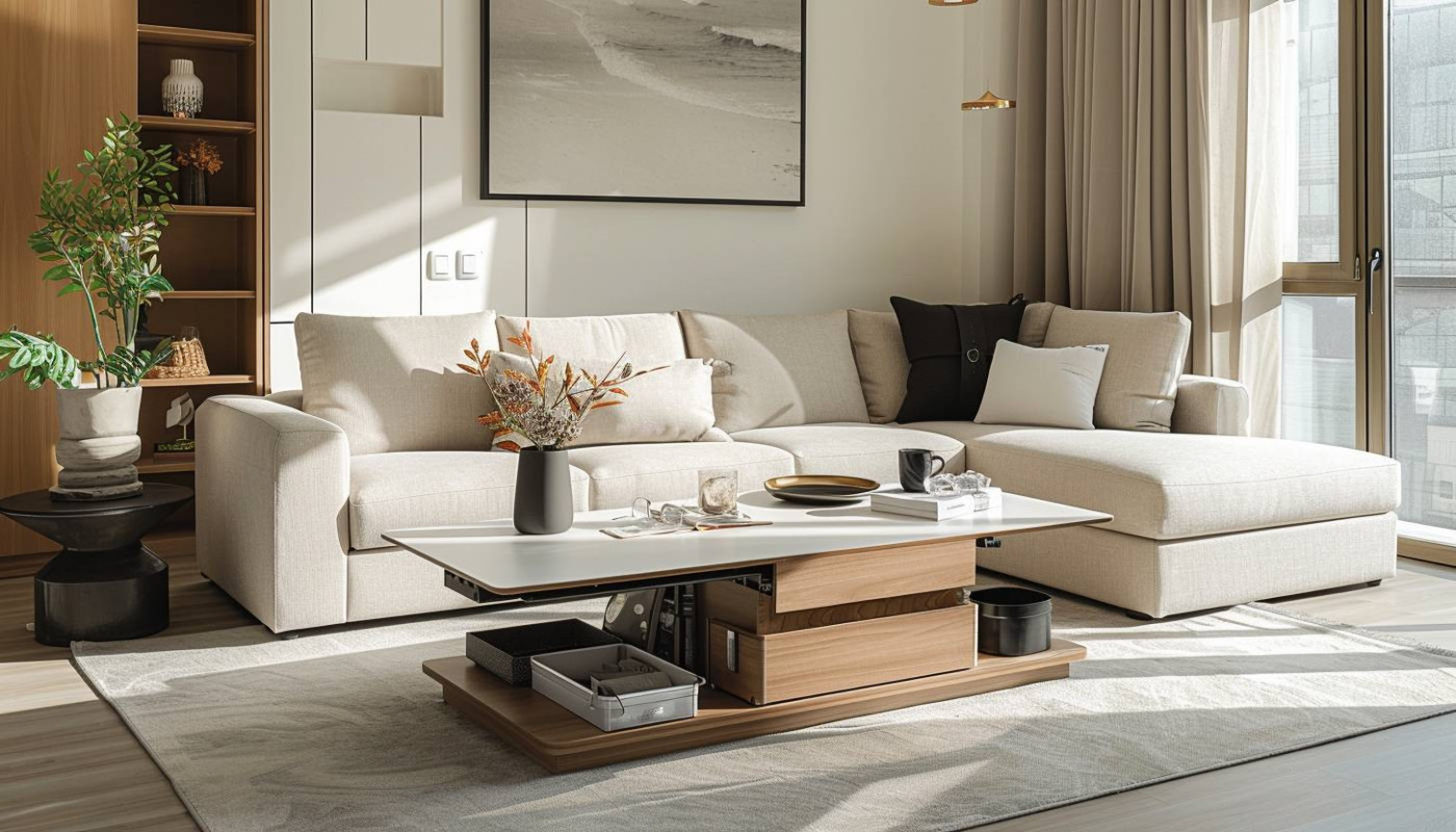 Comment optimiser l'espace avec des meubles multifonctionnels pour petits espaces